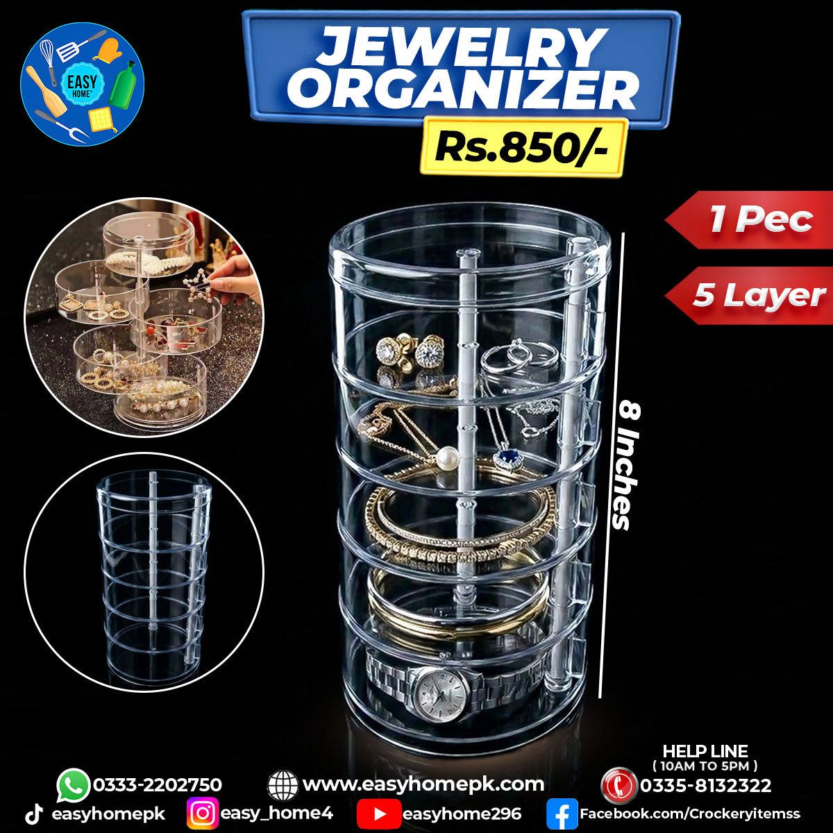 Jewelry Organizer - 5 Layer