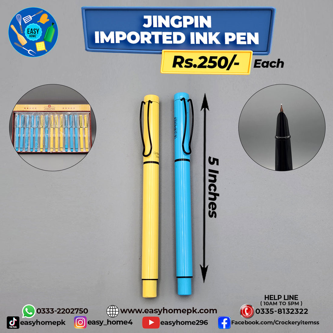 Jingpin Imported Ink Pen – EASY HOME