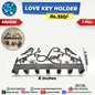 Metal Key Holder - Love