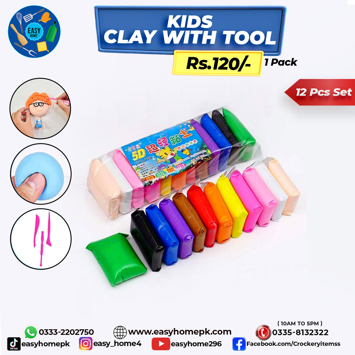 Kids Clay With Tool