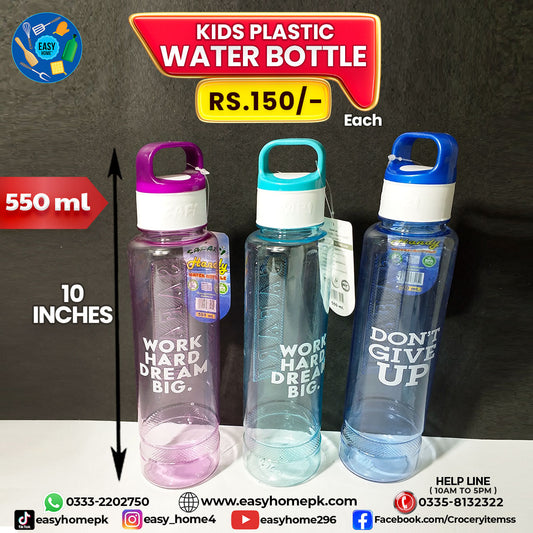 Kids Plastic Water Bottle