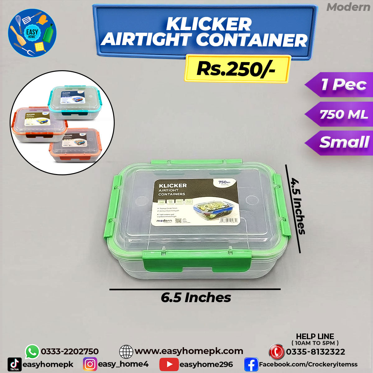 Klicker AirTight Container - Small
