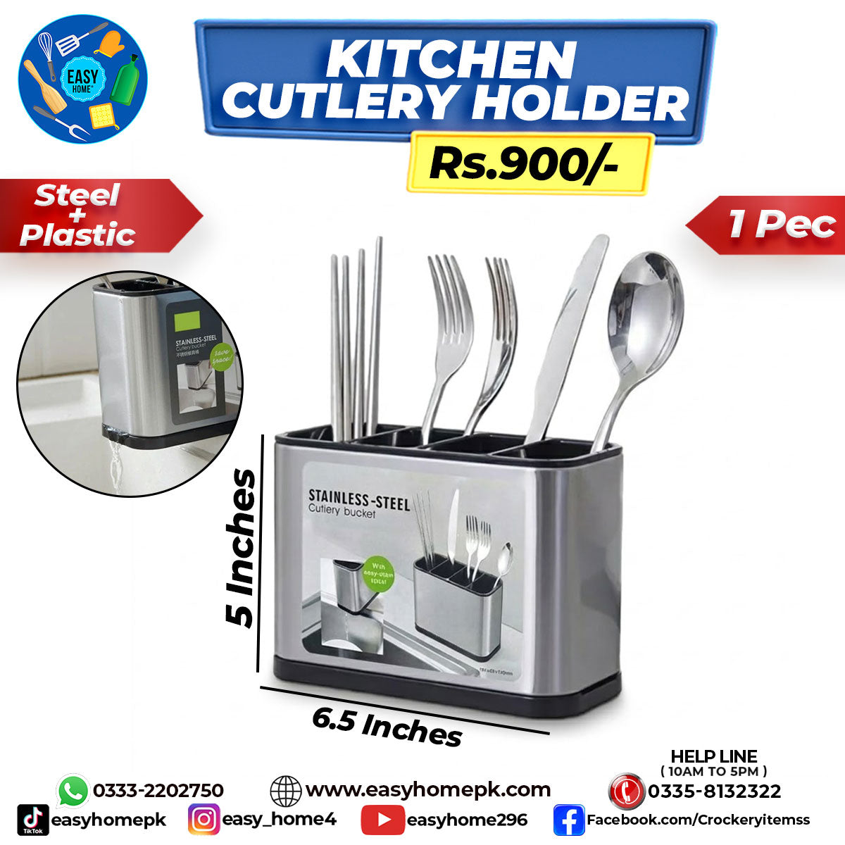 Kitchen Cutlery Holder