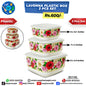 Laveena Plastic Box 3 Pcs Set