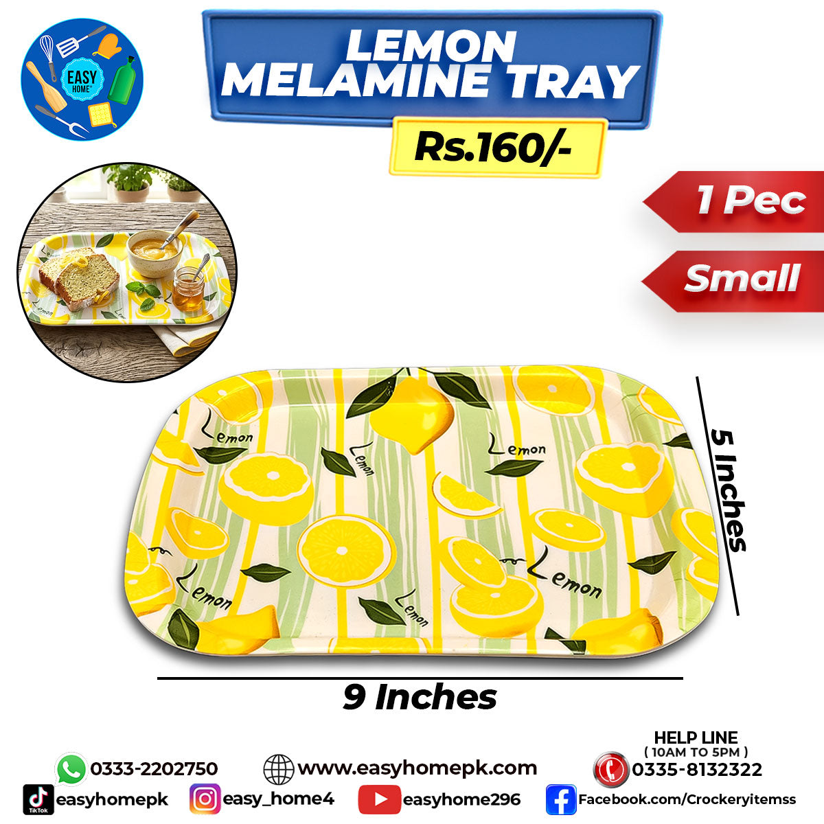 Melamine Tray - Small