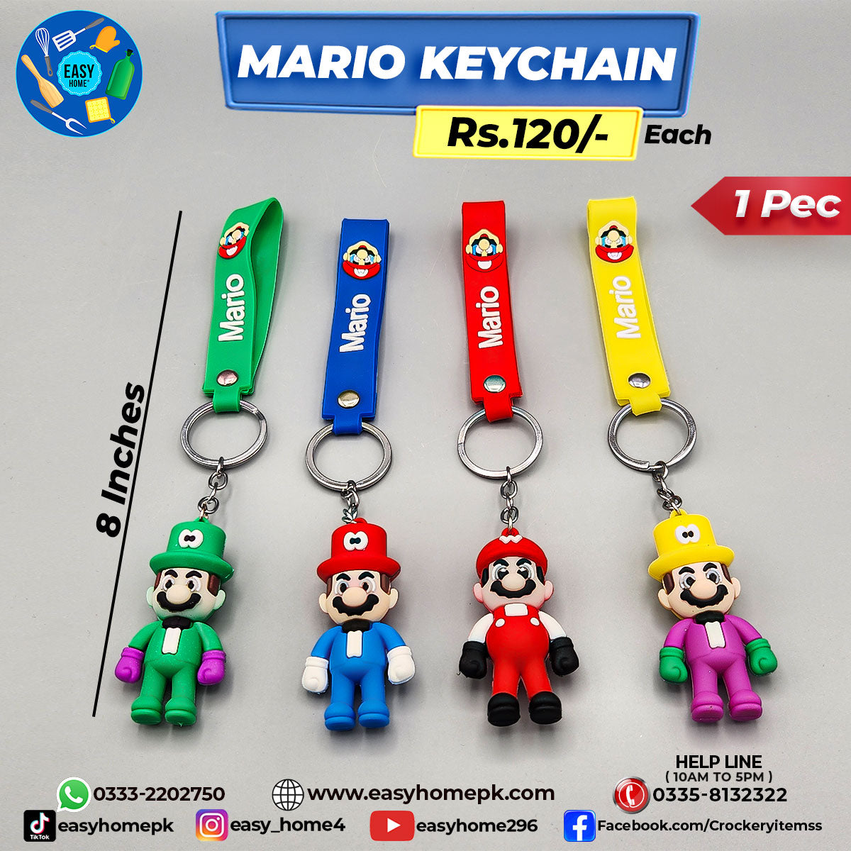Mario Keychain