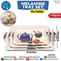 Melamine Tray - 3 Pcs Set