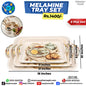Melamine Tray - 3 Pcs Set