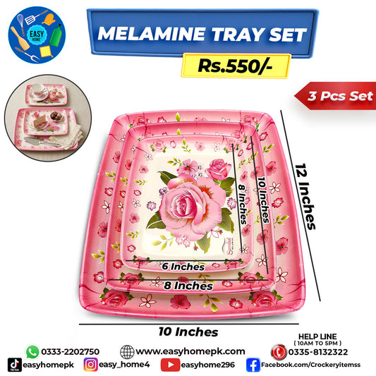 Melamine Tray Set