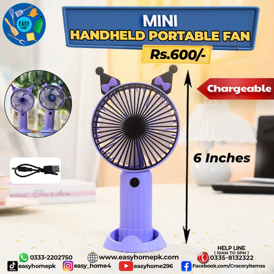 Mini Chargeable Handheld Portable Fan