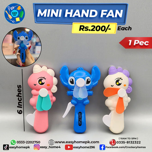 Mini Hand Fan - Cartoon