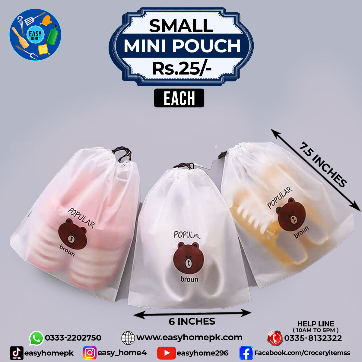 Mini Pouch-Small – EASY HOME