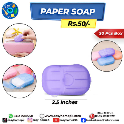 Paper Soap