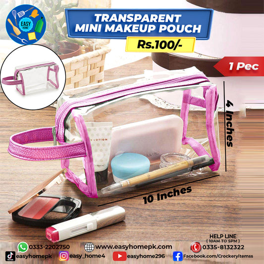 Mini Transparent Makeup Pouch