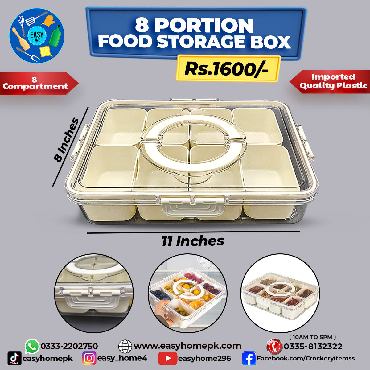 Food Storage Box - 8 Portion