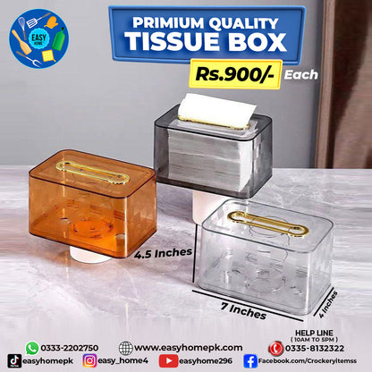 Premium Quality Tissue Box