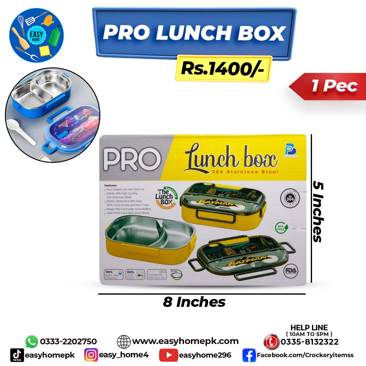 Steel Lunch Box