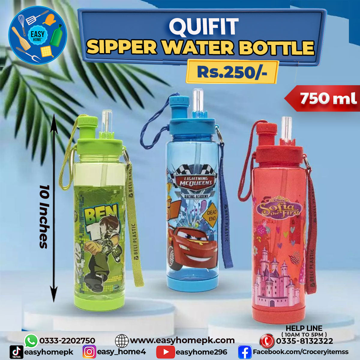 Kids Sipper Water Bottle
