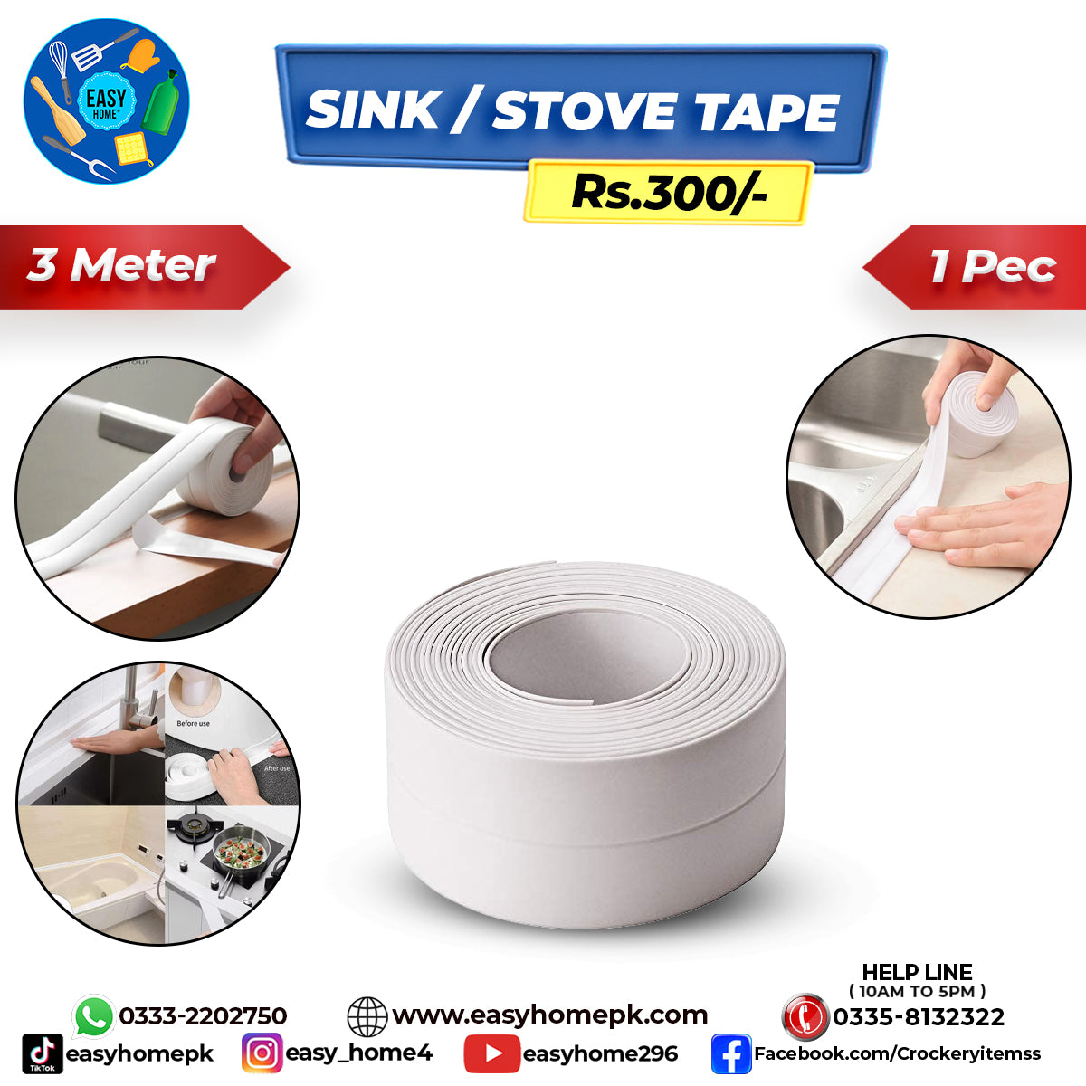 Sink / Stove Tape
