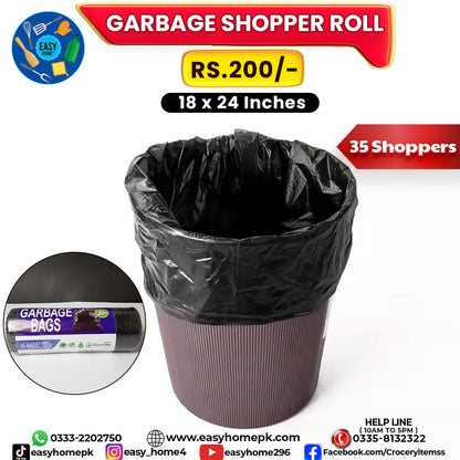Garbage Shopper Roll - 18 x 24 Inches