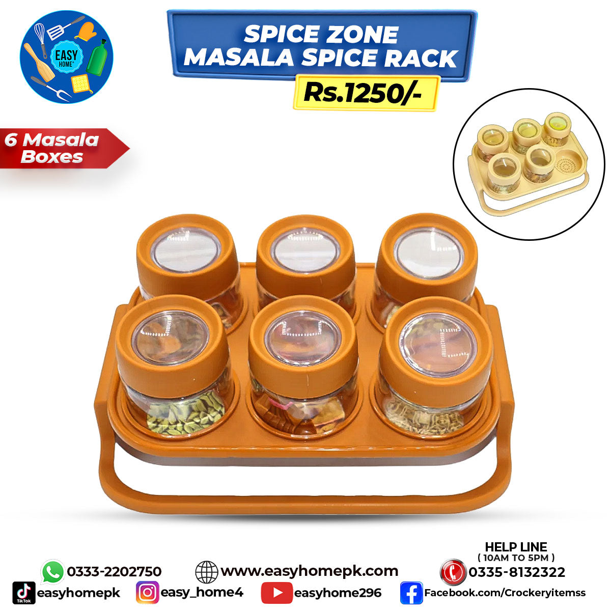 Spice Zone Masala Spice Rack