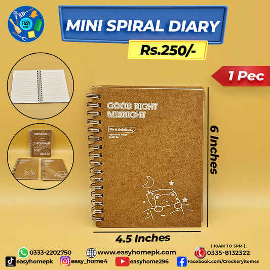 Mini Spiral Diary