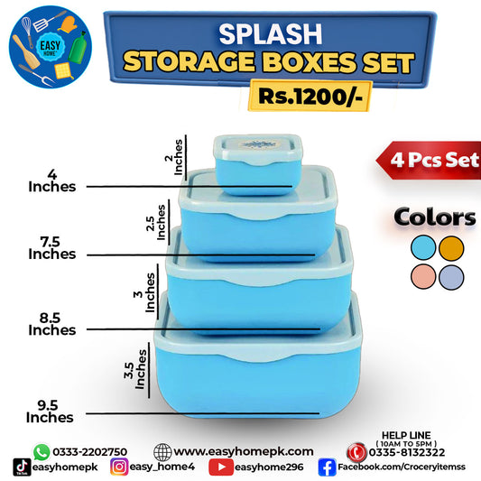 Splash Storage Boxes Set