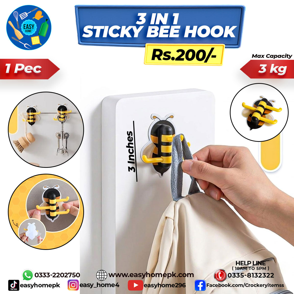 Sticky Bee Hook