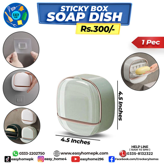 Sticky Box Soap Dish