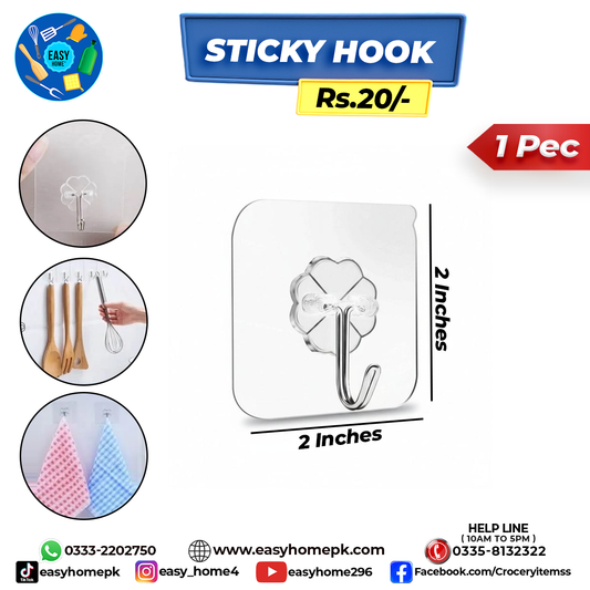 Transparent Sticky Hook