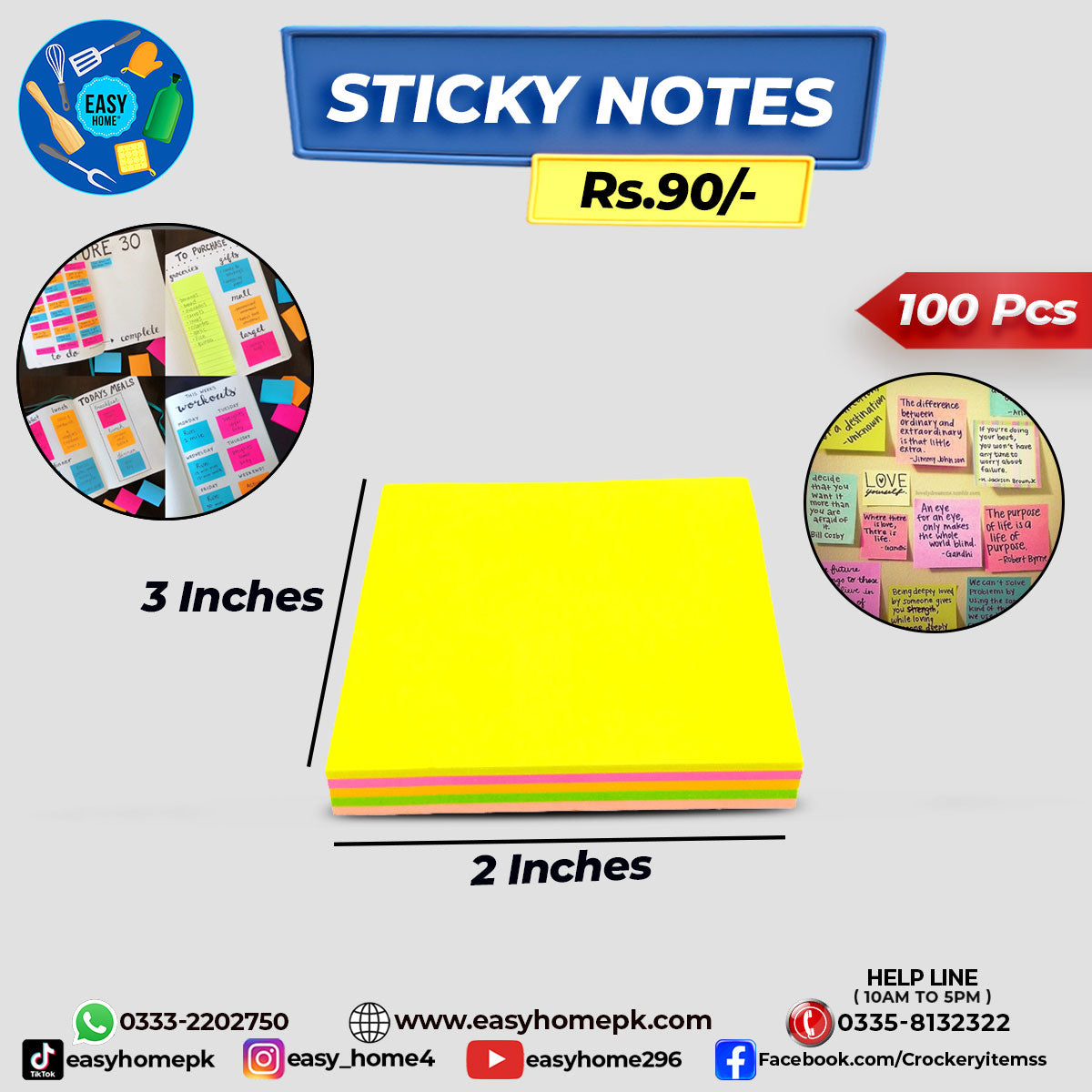 Sticky Notes – EASY HOME