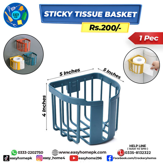 Sticky Tissue Basket