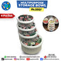 Storage Round Bowl Set