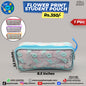 Student Pouch - Flower Print