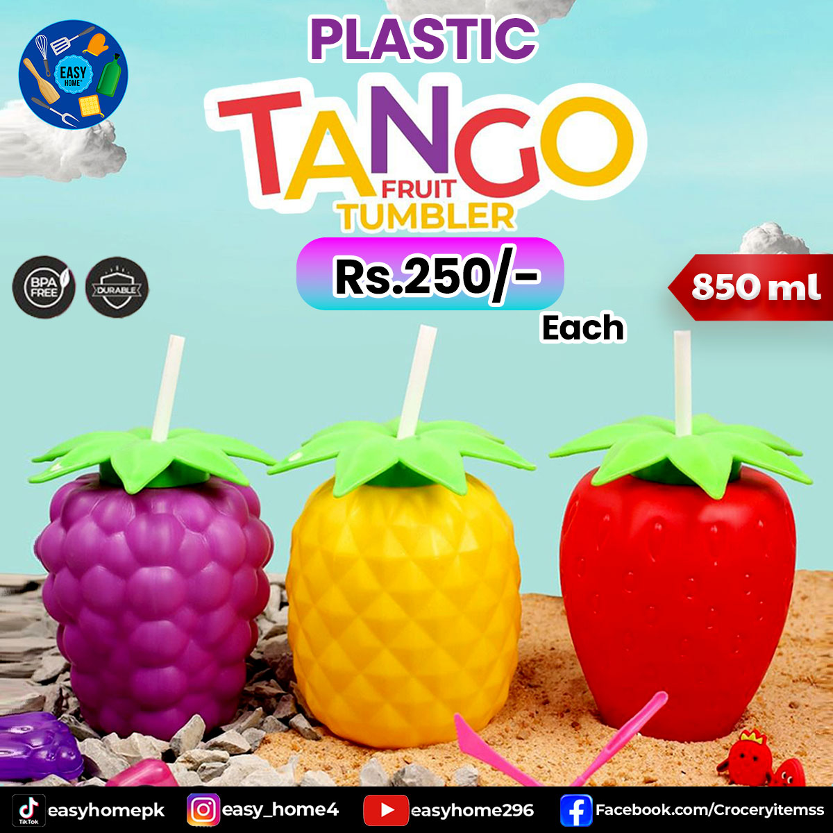 Plastic Tango Fruit Tumbler