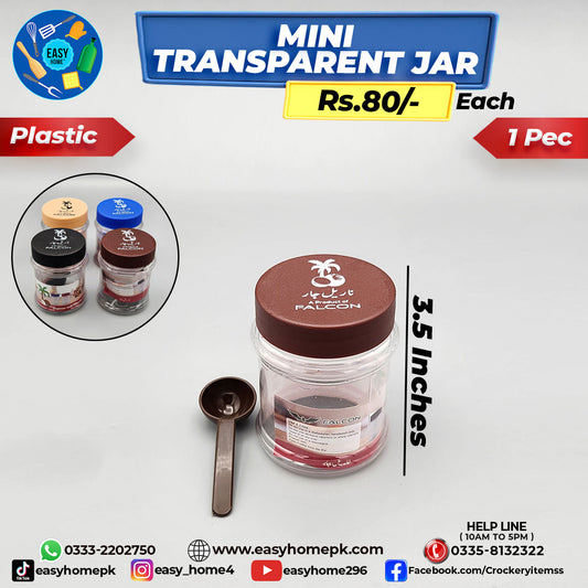 Mini Transparent Jar