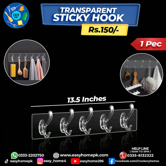 Transparent Sticky Hook