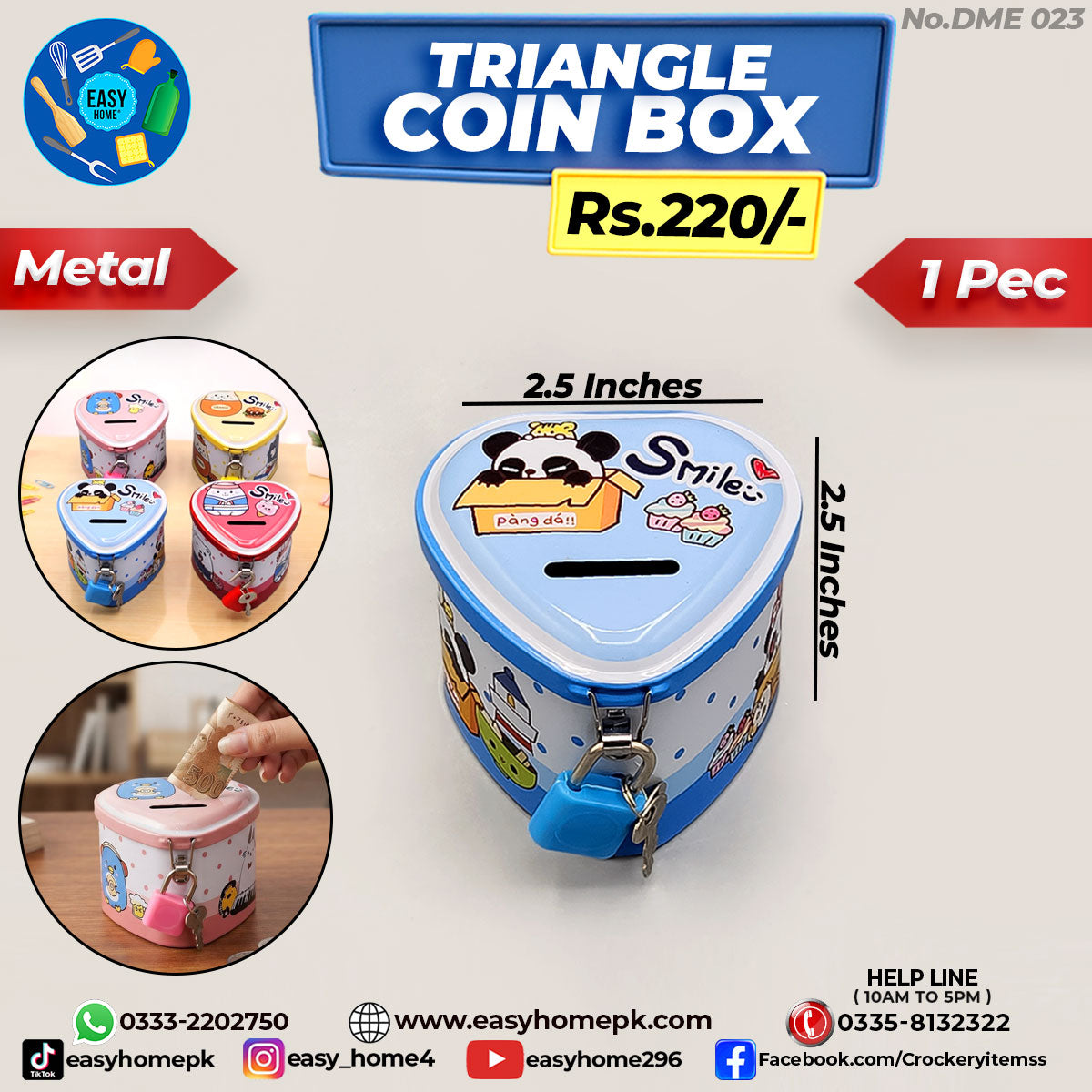 Triangle Coin Box
