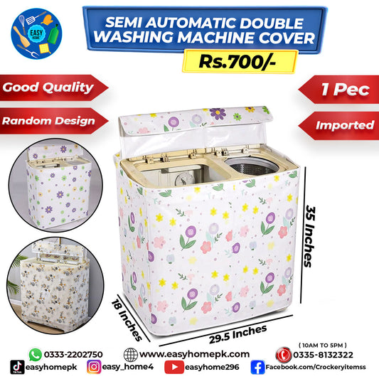 Semi Automatic Double Washing Machine Cover
