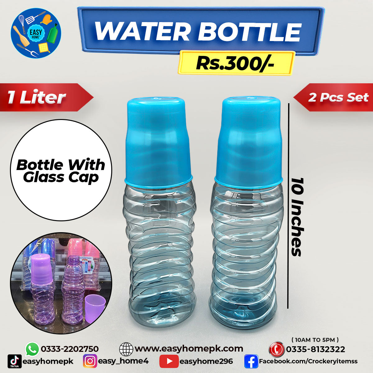 Plastic Bottles With Glass