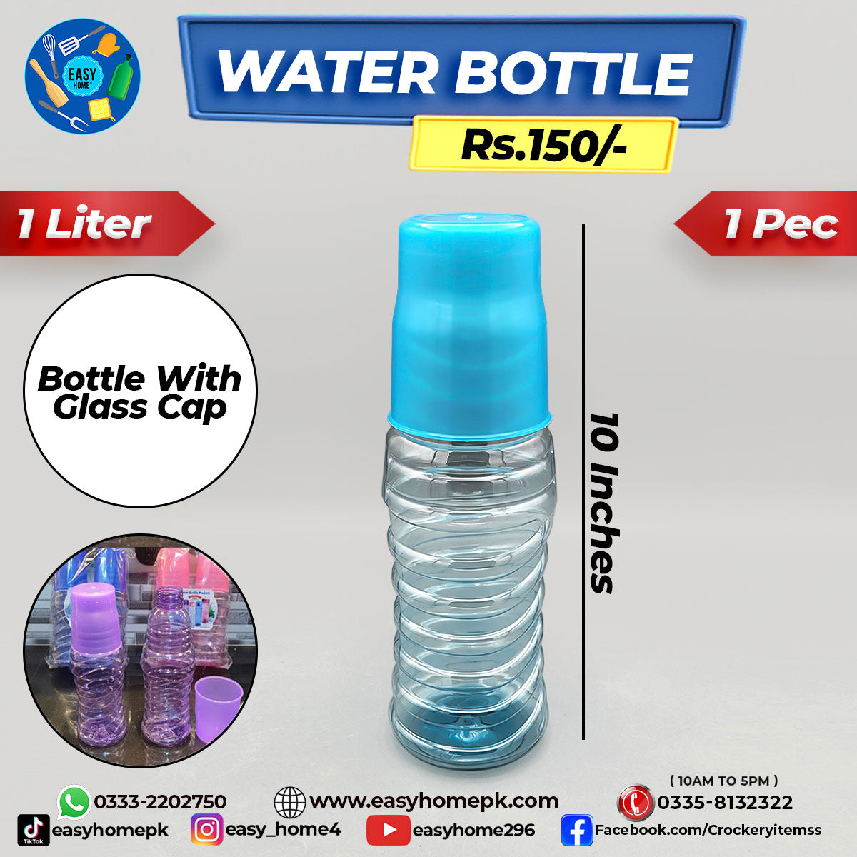 Plastic Bottles With Glass
