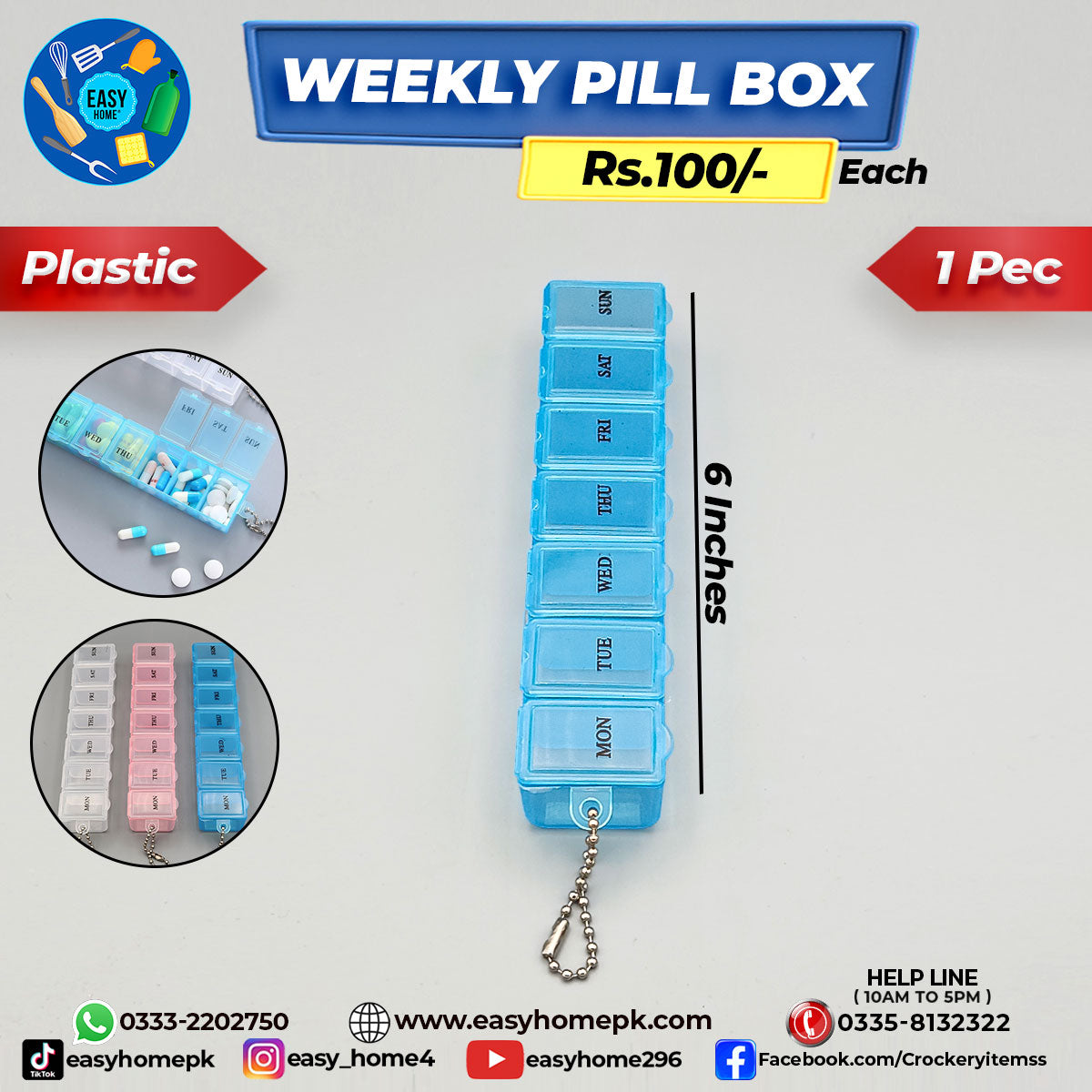 Weekly Pill Box